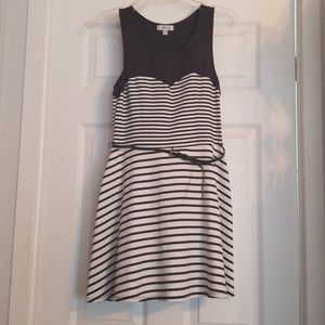 Black and white dress